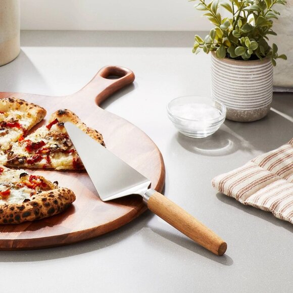 Pizza Spatula / Pie Server Wood, Stainless Steel - Hearth & Hand Magnolia Target - Picture 2 of 5